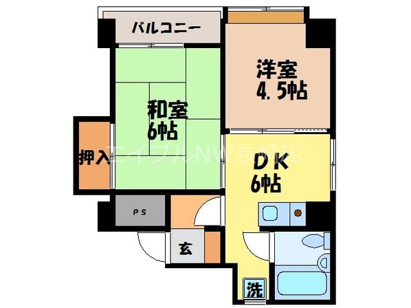 第二杉本ビルの物件間取画像